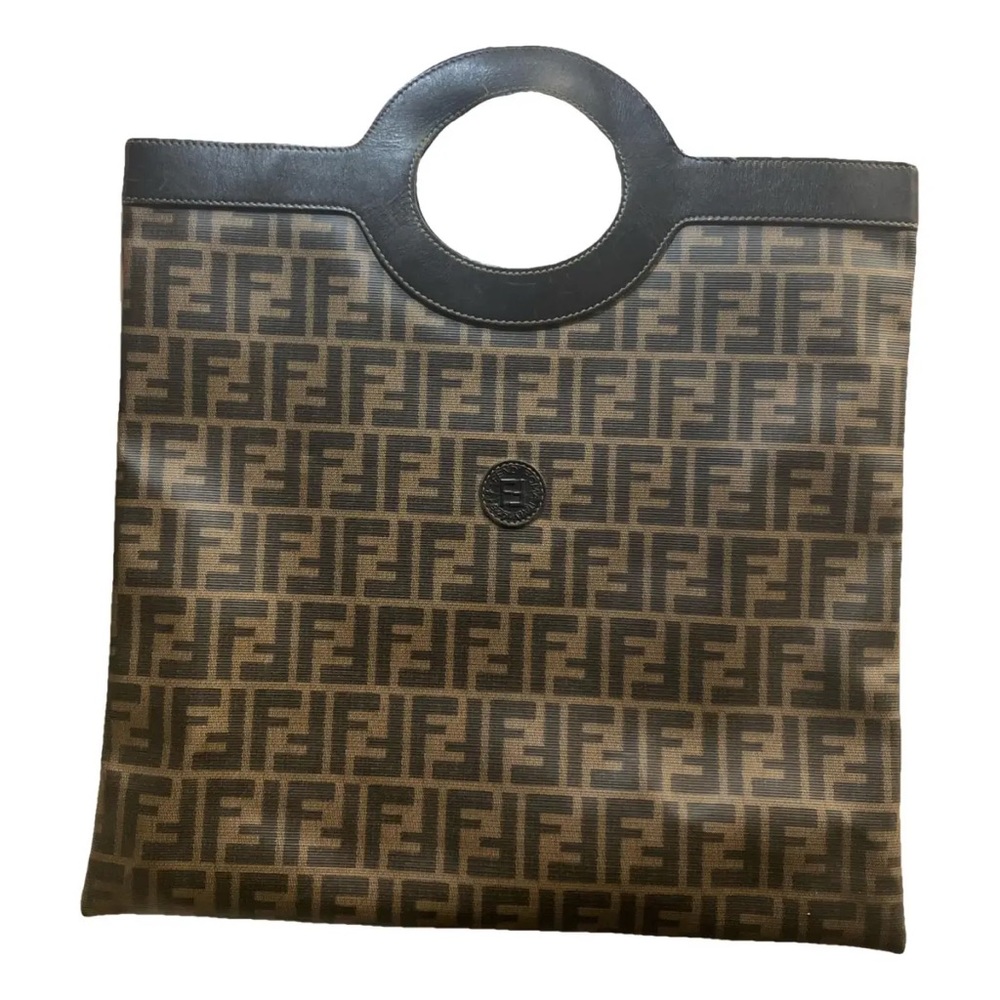 Fendi Brown and Black Tote Bag